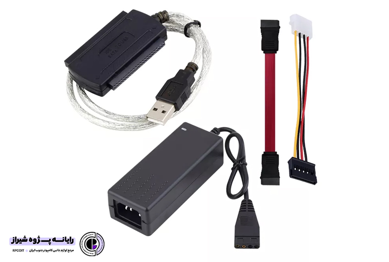 مبدل USB 2.0 به SATA کی نت K-COU20IDE همراه آداپتور