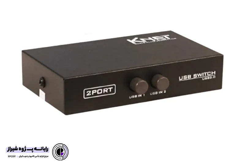 سوئیچ ۲ پورت USB دستی کی نت K-S312