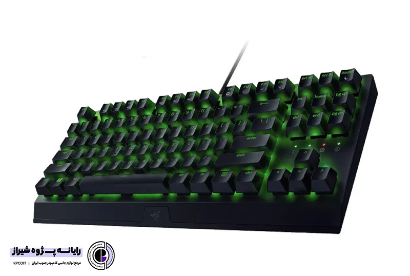 کیبورد سیمی گیمینگ مکانیکال ریزر مدل BlackWidow X Tenkeyless