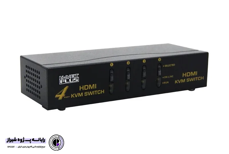 سوييچ 4 پورت HDMI KVM AUTO کی نت پلاس مدل 404