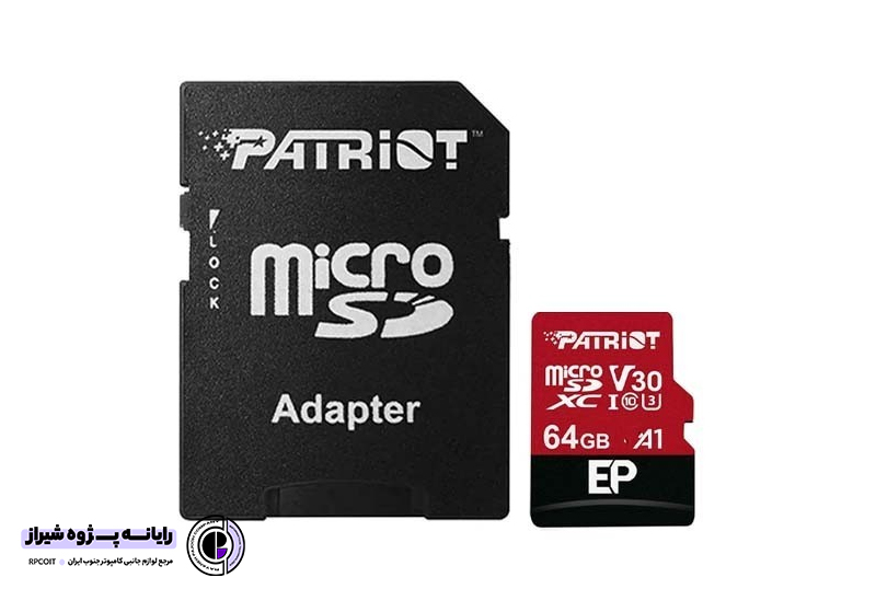کارت حافظه microSDXC پاتریوت مدل EP ظرفیت 64 گیگابایت