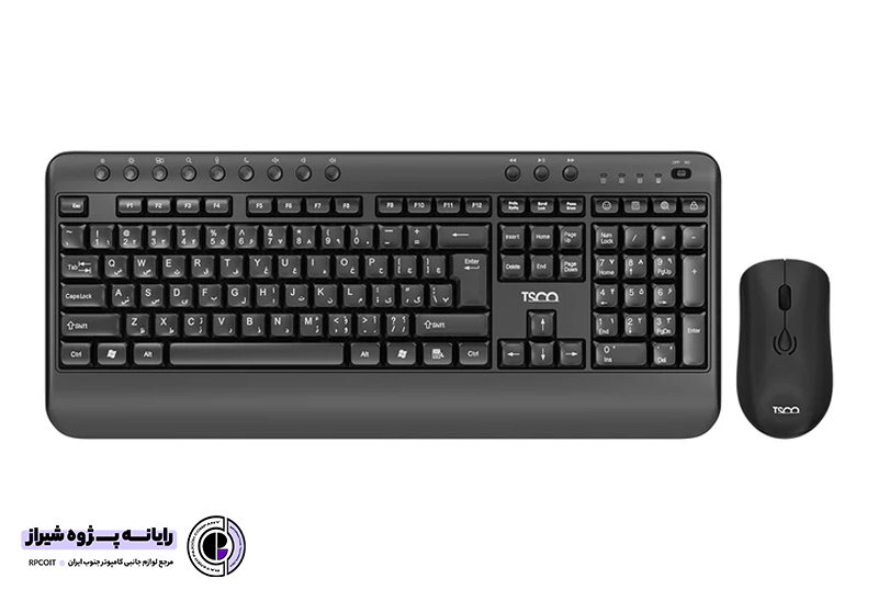 کیبورد و ماوس بی سیم تسکو مدل TKM 7029W
