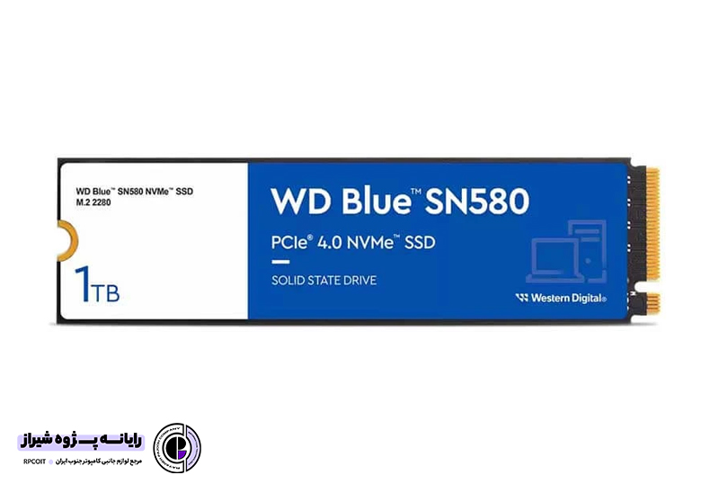 حافظه اس اس دی اینترنال Gen4 وسترن دیجیتال مدل WD Blue SN580 NVMe ظرفیت 1 ترابایت