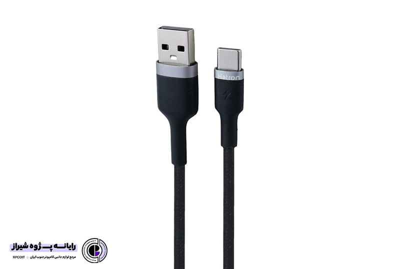 کابل تبدیل USB به USB-C هترون مدل HC203B طول 1 متر