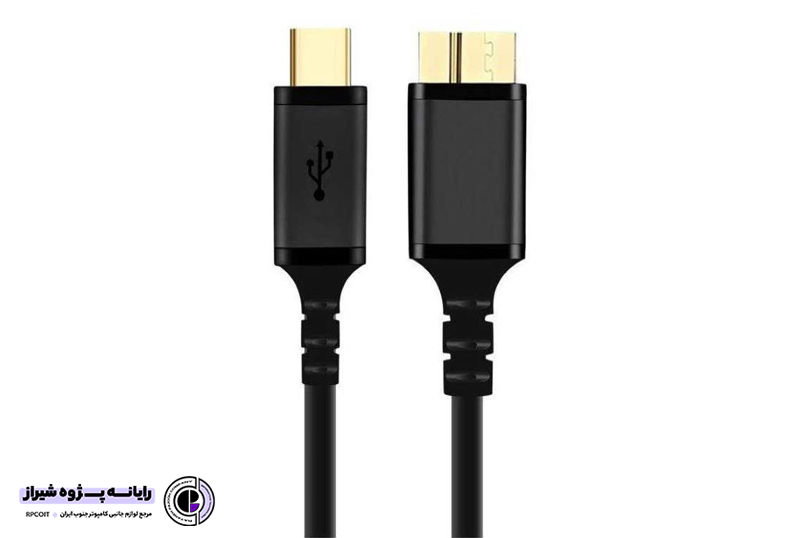 کابل هارد Type C کی نت پلاس 0.6 متری