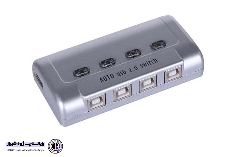 دیتا سوییچ اتوماتیک 4 به 1 پورت USB برند IFORTECH