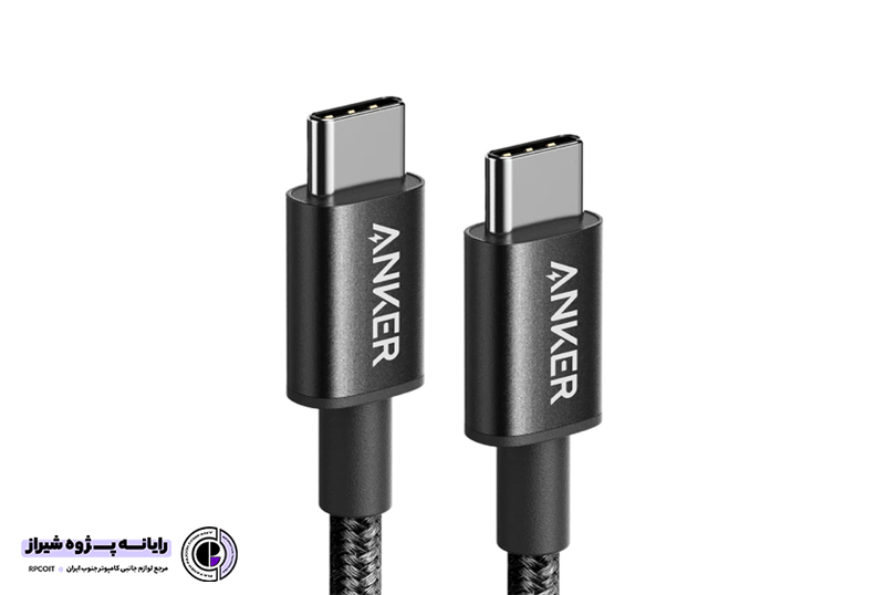 کابل تبدیل USB-C به USB-C انکر مدل A8752 طول یک متر 60 وات