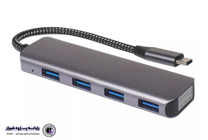 هاب 4 پورت Type C کی نت مدل K-HC320