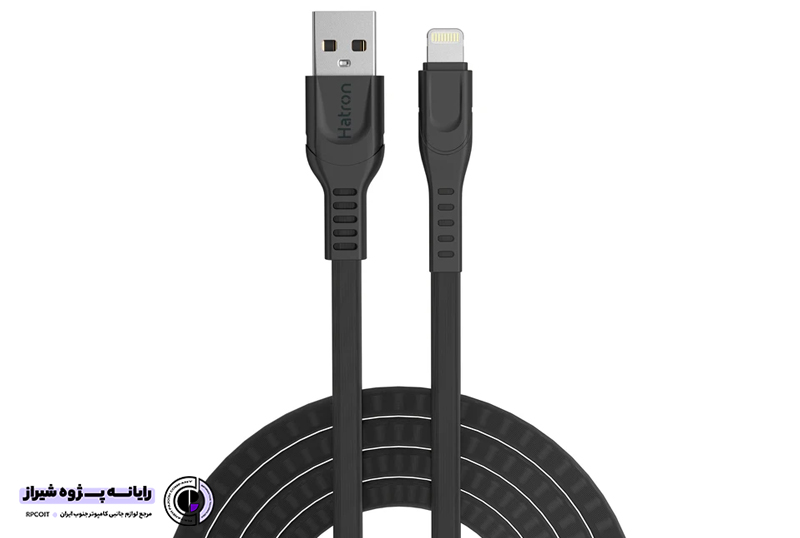 کابل شارژ هترون USB-A به lightning مدل HC154I