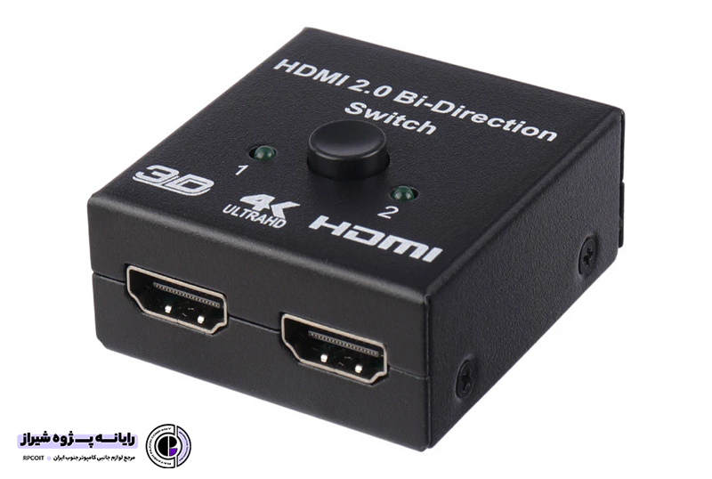 سوییچ 2 پورت HDMI برند IFORTECH بدون ریموت کنترل